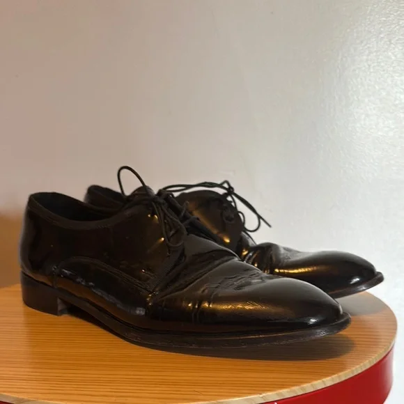 Pronto Uomo Black Textured Oxfords Pronto Uomo Men main image 3